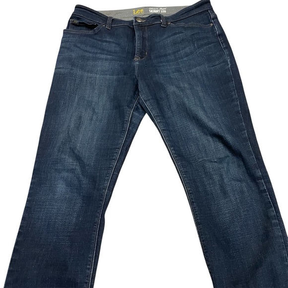 Lee Skinny Leg Women’s Jeans Modern Series Dark Blue Denim - Picture 2 of 10